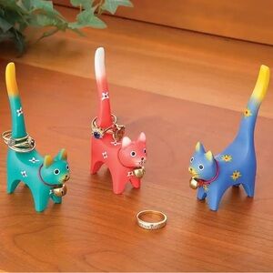Bits and Pieces Set of 2 Adorable Kitten Ring Holders – Jewelry Organizers